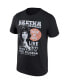 Фото #3 товара Men's Black Aretha Franklin Graphic T-shirt