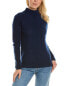 Фото #1 товара Forte Cashmere Center Front Seam Funnel Neck Cashmere Sweater Women's Blue Xs