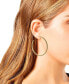 Pave Hoop Earrings