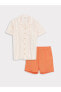 Фото #2 товара Пижама LC WAIKIKI Striped Linen Blend Boy Shirt and