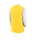 Фото #4 товара Men's Yellow Boston Red Sox Authentic Collection City Connect Dugout Jacket