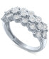ფოტო #1 პროდუქტის Lab-Created Diamond Cluster Ring (1/2 ct. t.w.) in Sterling Silver