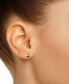 ფოტო #2 პროდუქტის Peridot Pear Stud Earrings (1/2 ct. t.w.) in 14k Gold