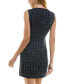 ფოტო #2 პროდუქტის Juniors' Button-Front Bouclé Jacket Dress