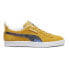 Фото #1 товара Puma Bmw Mms Suede Lace Up Mens Yellow Sneakers Casual Shoes 30779101