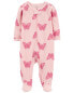 Фото #1 товара Детский комбинезон с утеплителем Baby Butterfly Carter's 2-Way Zip Thermal Sleep & Play