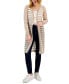 Фото #1 товара Women's Striped Long Cardigan, Created for Macy's