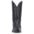 Фото #5 товара Laredo Hawk Embroidered Snip Toe Cowboy Mens Black Casual Boots 6860