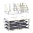 2 x Make Up Organizer transparent/gold