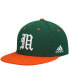 Фото #2 товара Men's Green and Orange Miami Hurricanes On-Field Baseball Fitted Hat