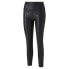 Фото #1 товара Puma Safari Glam Animal Print High Waisted 78 Athletic Leggings Womens Black Ath