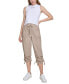 ფოტო #3 პროდუქტის Women's Convertible Cargo Capri Pants