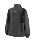 ფოტო #2 პროდუქტის Women's Charcoal New York Mets Packable Half-Zip Jacket