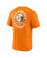 Фото #4 товара Men's Heather Tennessee Orange Tennessee Volunteers Old-School Bold Tri-Blend T-shirt
