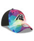 Фото #3 товара Men's and Women's Multicolor, Black Carolina Panthers 2023 NFL Crucial Catch 39THIRTY Flex Hat