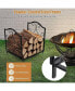 Heavy-Duty Steel Firewood Log Rack