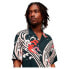 Фото #2 товара Рубашка Superdry с коротким рукавом "Гавайский курорт" Horaizu Indigo
