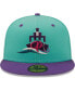 Men's Turquoise, Purple Peoria en el Rio Copa De La Diversion 59FIFTY Fitted Hat