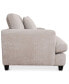 Фото #5 товара Dezyon 62" Fabric Love Seat, Created for Macy's