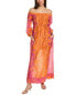 Фото #1 товара Vix Sara Silk-Blend Long Dress Women's