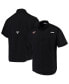 Фото #1 товара Рубашка мужская Columbia Virginia Tech Hokies PFG Tamiami Omni-Shade черного цвета