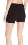 Jockey Women's 247063 Wide Waistband Black Bike Shorts Size S