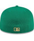 Фото #3 товара Men's White/Green Kansas City Royals 2024 St. Patrick's Day 59FIFTY Fitted Hat