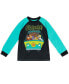 Boys Scooby Doo Pullover Pajama Shirt and Pants Sleep Set to Сине-черный, 14-16 - фото #6