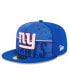 ფოტო #2 პროდუქტის Men's Royal New York Giants 2023 NFL Training Camp 59FIFTY Fitted Hat