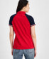 ფოტო #2 პროდუქტის Women's Colorblocked Polo Shirt