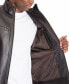 ფოტო #3 პროდუქტის Men's Perforated Faux Leather Moto Jacket, Created for Macy's