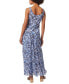 Фото #2 товара Платье женское Jones New York с принтом и многоуровневым вырезом Горловина