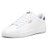 Фото #2 товара Puma Smash 3.0 Low Lace Up Mens White Sneakers Casual Shoes 39098713