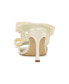 ფოტო #3 პროდუქტის Women's Yoloh Bridal Square Toe Dress Sandals