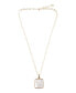 Фото #1 товара Barse women's Saint-Tropez Bronze and Mother-Of-Pearl Pendant On Chain Necklace