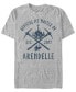 Фото #1 товара Men's Frozen Camp Arendelle Ice Short Sleeve T-shirt