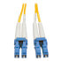 Фото #1 товара Tripp N370-03M Duplex Singlemode 9/125 Fiber Patch Cable (LC/LC) - 3M (10 ft.) - 3 m - OFNR - LC - LC
