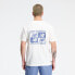 Фото #4 товара New Balance Men's NB Essentials Graphic T-Shirt White Size 2XL