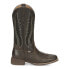 Фото #1 товара Justin Boots Jaycie Embroidery 11 Inch Square Toe Cowboy Womens Brown Casual Bo