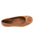 Фото #8 товара Softwalk Sonoma Halo S2257-253 Womens Brown Wide Leather Ballet Flats Shoes 8.5