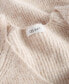 Фото #3 товара Women's V-Neck Pointelle-Sleeve Sweater, Created for Macy's