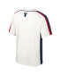 Men's Cream Distressed Howard Bison Ruth Button-Up Baseball Jersey