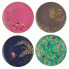 Фото #1 товара Sara Miller 8" Set of 4 Assorted Plates