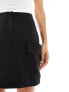 Фото #7 товара Closet London Petite A-line mini skirt with pockets in black