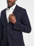 Фото #3 товара Selected Homme slim fit wool mix suit jacket in navy
