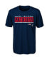 ფოტო #1 პროდუქტის Big Boys Navy New England Patriots Amped Up T-shirt