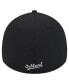 Men's Black Oakland Athletics Active Dash Mark 39THIRTY Flex Hat Черный, L/XL - фото #4