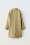 Ramie blend trench coat