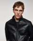 ფოტო #5 პროდუქტის Men's Nappa Leather-Effect Jacket