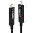 Фото #2 товара Lindy 15m Fibre Optic Hybrid USB Type C Cable - 15 m - USB C - USB C - Black